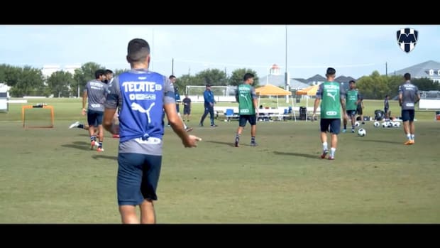 Monterrey get ready for pre-season friendly vs Santos in Texas